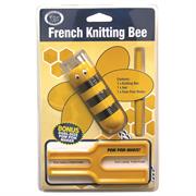 CLASSIC KNIT - French Knitting And Pom Pom Kit - bee yellow